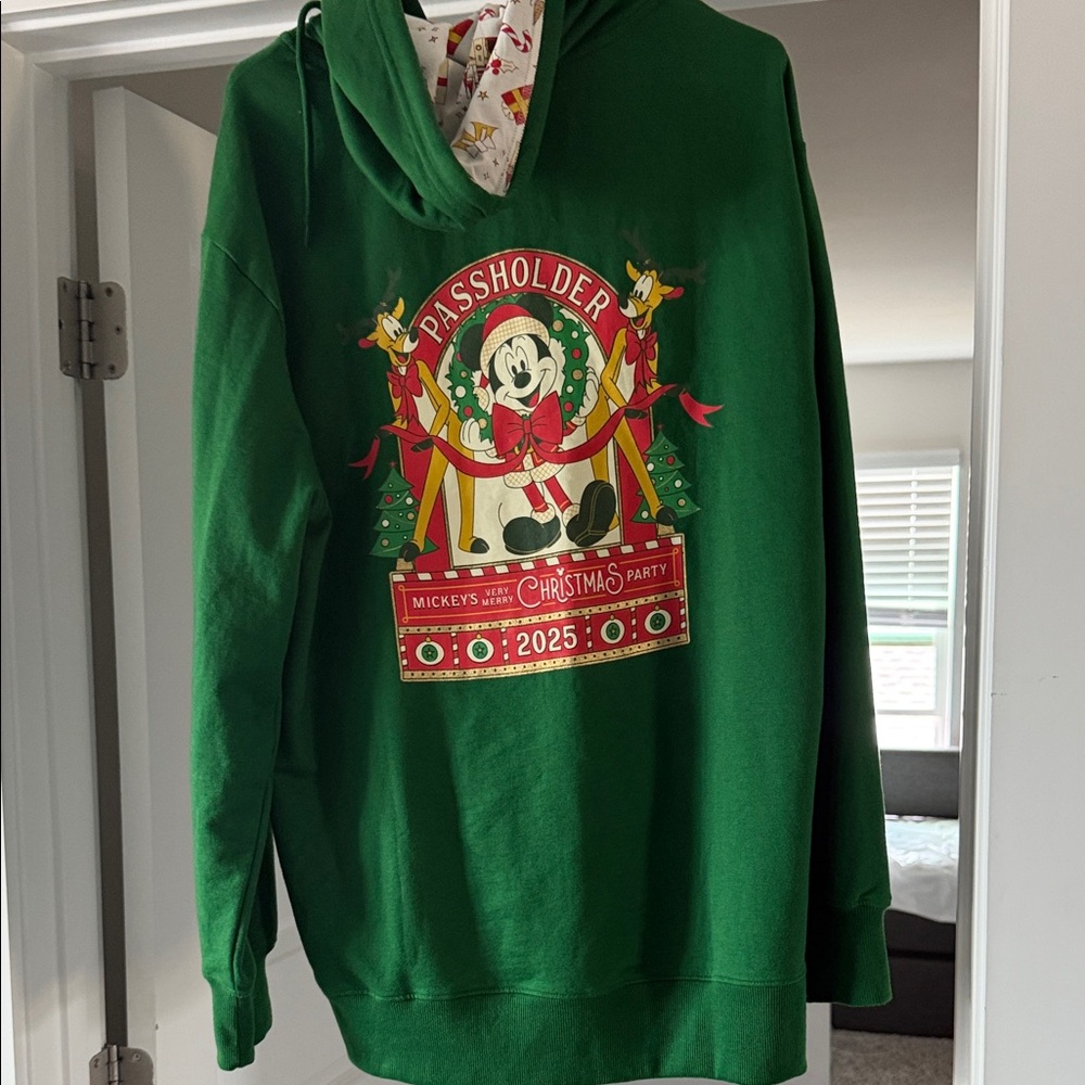 2025 Disney Parks Mickey’s Very Merry Christmas Party Passholder Hoodie